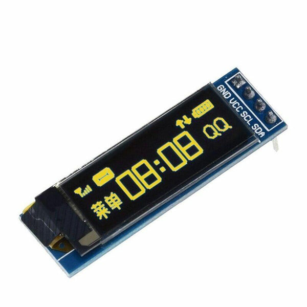Buy 0.91 Inch 128x32 I2C IIC Serial OLED LCD Screen DIY Module 4-PIN DC 3.3V 5V 12832 SSD1306 Low Consumption LED Display Compatible With PIC Ar-duino Online At Low Prices In - Foto 3