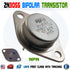 2N3055 + MJ2955 Pair NPN PNP Power Transistor Bipolar 60V 15A TO-3 Amp Audio