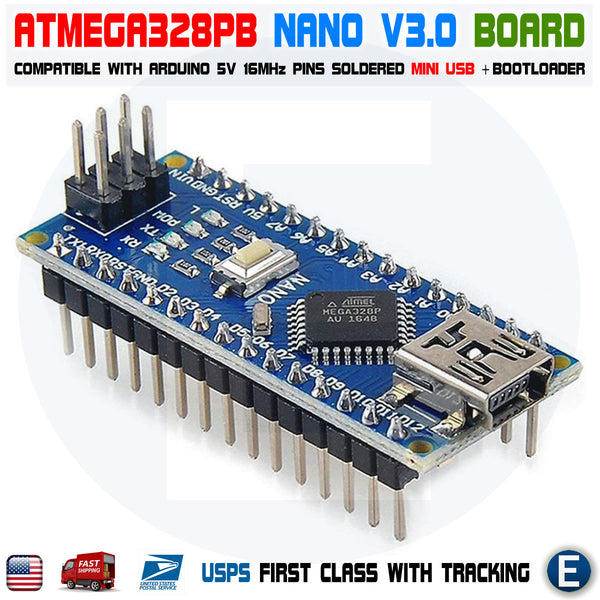 Scheda Arduino Nano V3 Con CH340G - Microcontrollore ATmega328, Compatibile Con IDE Arduino - Foto 12