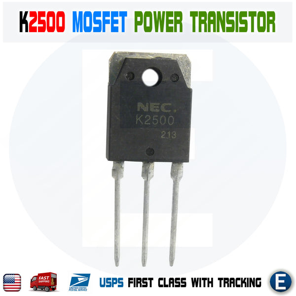 Transistor MOS-N-FET 2SK2500 In Contenitore TO-3P - Nuovo, Componente Elettronico Di Potenza