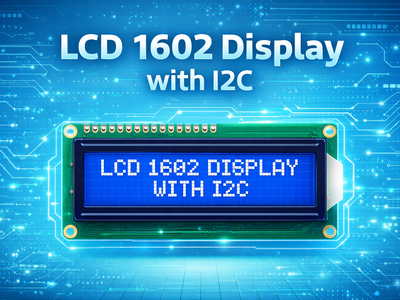 1602 LCD with I2C Serial Interface Adapter