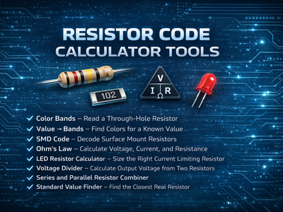 RESISTOR CODE CALCULATOR TOOLS