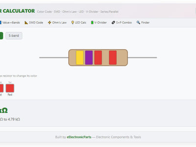 RESISTOR CODE CALCULATOR TOOLS