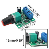 DC 1.8~15V 30W Motor Speed Controller PWM 1803BK Adjustable 1.8V 3V 5V 6V 12V 2A