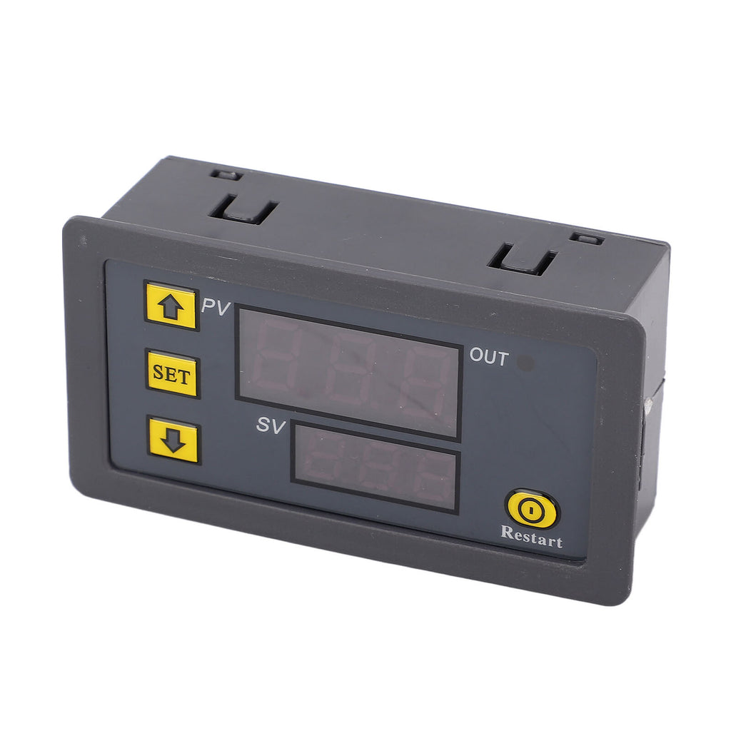 AC110V-220V DC12V Digital LED Dual Display Cycle Timing Delay Timer Re ...
