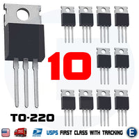 5pair  MJE3055T + MJE2955T NPN+PNP Transistors 10A 60V General Purpose Amplifier