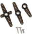 4pcs MG90S Micro Metal Gear 9g Servo RC Airplane Boat 360 degrees upgraded SG90 - eElectronicParts