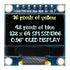 5pcs 0.96" SPI 128X64 LED OLED LCD Yellow Blue Color Display Arduino SSD1306 7P - eElectronicParts