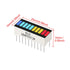 10pcs LED Array 10 LED Bar Display 4 color Red, Yellow, Green, Blue 1B4G3Y2R DIY