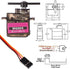 4pcs MG90S Micro Metal Gear 9g Servo RC Airplane Boat 360 degrees upgraded SG90 - eElectronicParts