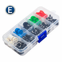 25pcs Tactile Push Button Switch Momentary Micro switch button + 25pcs Tact Caps - eElectronicParts