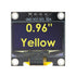 5pcs 0.96" yellow color I2C IIC 128X64 LED OLED LCD Display module for Arduino - eElectronicParts