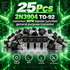 25Pcs 2N3904 TO-92  common NPN bipolar junction general purpose transistor USA - eElectronicParts