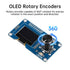 1.3 inch White OLED Display Screen Combined with EC11 Rotary Encoder Module IIC