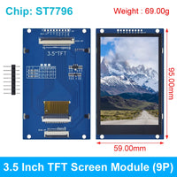 3.5 Inch 320x480 SPI TFT Display Serial Port Module 3-5V PCB ST7796S LCD