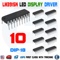 10pcs LM3915N-1 LED Bar Chart Display Driver Inline DIP-18 LM3915 LM3915N IC