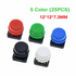 25pcs Tactile Push Button Switch Momentary Micro switch button + 25pcs Tact Caps - eElectronicParts