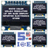 5pcs 1.3" SPI 128X64 LED OLED LCD Display Module Arduino White Color SSH1106 US - eElectronicParts
