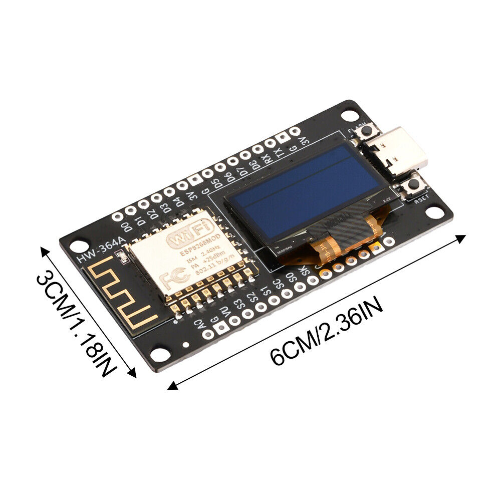 NodeMCU ESP8266 OLED pinout diyagramı