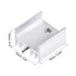 10pcs Aluminum Heatsink Transistor Voltage Regulator TO-220 16x15x10mm needle - eElectronicParts