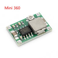 5pcs Mini-360 Buck Converter Step Down Adjustable Power Supply Module DC-DC 1-17 - eElectronicParts