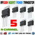5pcs IRF530N Power MOSFET N-Channel 17A 100V Transistor IRF530 TO-220