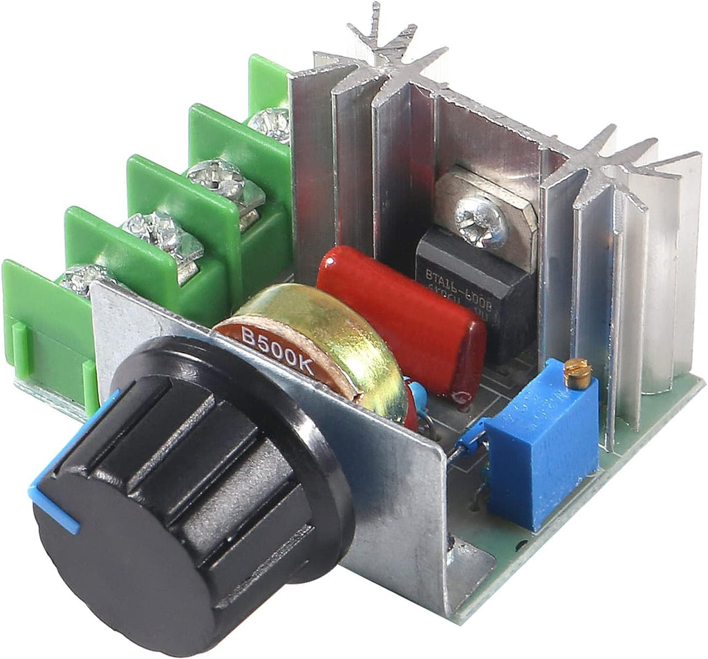 2000W 25A PWM Motor Speed Control Module AC 50-220V Adjustable Voltage ...