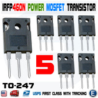 5pcs IRFP460 IRF460 Power MOSFET N-Channel Transistor IRFP460n 20A 500V TO-247 - eElectronicParts