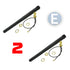 2pcs 2.4ghz Antenna RP-SMA Male + PCI U.FL IPX to RP SMA Male Pigtail Cable WiFi - eElectronicParts