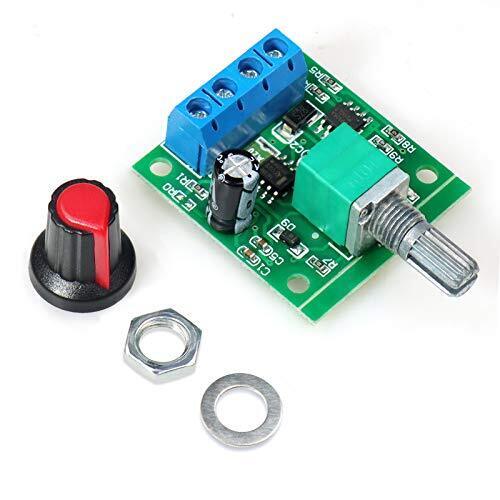 6 Pezzi Regolatori Di Velocità Per Motore DC PWM 1803BK – 1.8V-15V 2A 30W Con Manopola, Adatto Per Ventole E Motori 775