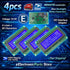 4pcs LCD 2004 Blue Serial IIC I2C TWI 20x4 LCD2004 Module Display Screen Arduino - eElectronicParts