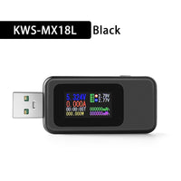 KWS-MX18L 10 in 1 Digital USB Tester Current Voltage Meter Charger Voltmeter