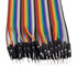 120pcs 20cm Multicolored Dupont 40pcs Wires male-male male-female female-female