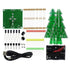 3D Christmas Tree LED DIY Kit 3 color Red/Green/Yellow Circuit Xmas Lights