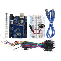 Starter Kit UNO ATMega328P Bundle Breadboard Wires USB Arduino Compatible