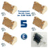 5pcs Transparent Shell Acrylic Case For 128X64 0.96 Inch OLED Display Module - eElectronicParts