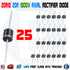 25PCS 20A10 1000V 20A 1KV Axial Rectifier Diode 20 AMP solar panel USA