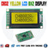 2pcs 0802A LCD display screen 8 x 2 lines black char. yellow back module 80x20 - eElectronicParts