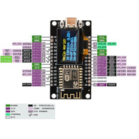 NodeMCU ESP8266 Board with 0.96" OLED Display CH340 ESP-12F WiFi Micro USB