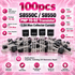 100pcs S8550C S8550 1.5A 0.625W Output amplifier TO-92 PNP Transistors USA - eElectronicParts
