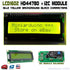 2pcs LCD 1602 Yellow 16x2 HD44780 with IIC I2C Interface Adapter Module Display - eElectronicParts