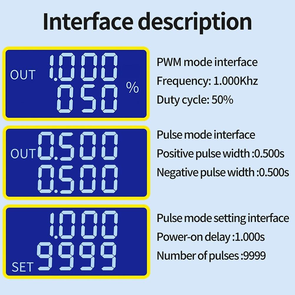 Lot De 2 Modules De Contrôle De Vitesse PWM ZK-PP2 - 8A, 1 Canal, Dual Mode - Pour Régler Vitesse Moteur, Lumière LED, Etc. - 5