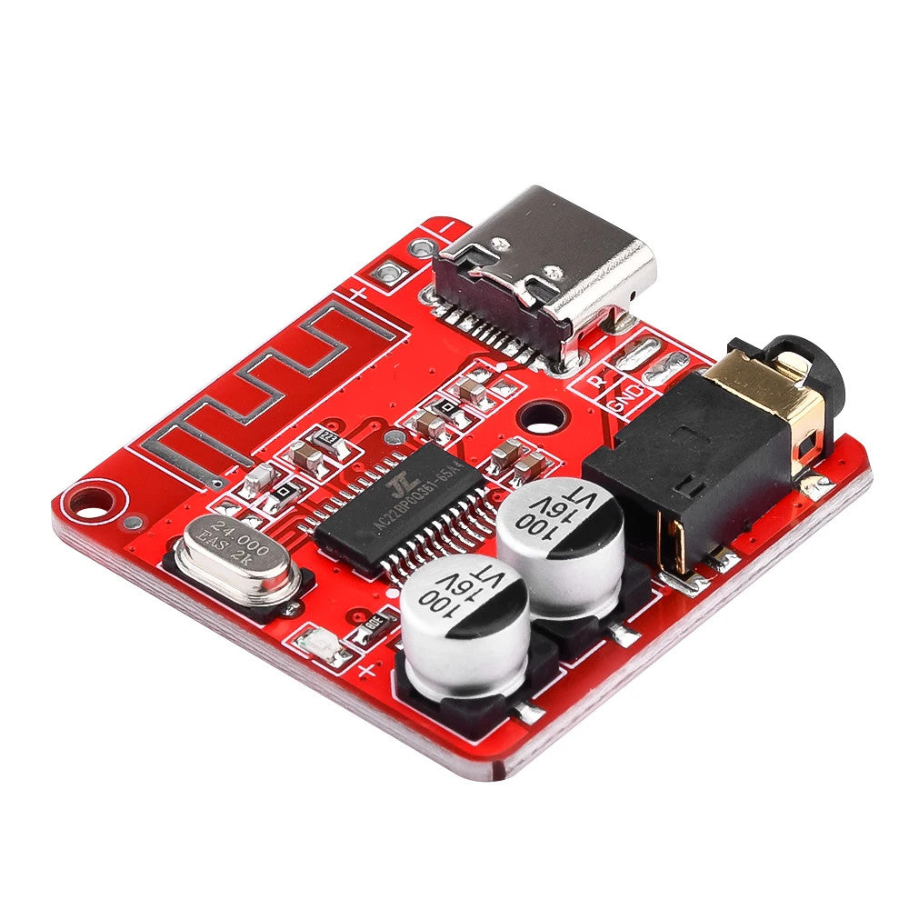 Audio Receiver Board Bluetooth 5.1 MP3 Lossless Decoder Type C USB Amp ...