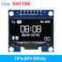5pcs 1.3" SPI 128X64 LED OLED LCD Display Module Arduino White Color SSH1106 US - eElectronicParts