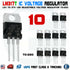 10pcs LM317T LM317 Adjustable Linear Voltage Regulator IC 1.2V to 37V 1.5A