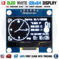 0.96& 128X64 BLUE OLED I2c IIC Serial LED LCD Display Module for 0.96& 128X64 BLUE OLED I2c IIC Serial LED LCD Display Module for