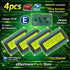 4pcs LCD 2004 Yellow 20x4 LCD2004 Character Module Display For Arduino HD44780 - eElectronicParts