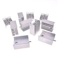 10pcs Aluminum Heatsink Transistor Voltage Regulator TO-220 16x15x10mm needle