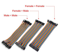 120pcs 20cm Multicolored Dupont 40pcs Wires male-male male-female female-female