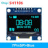 5pcs 1.3" SPI 128X64 LED OLED LCD Display Module for Arduino Blue Color SSH1106 - eElectronicParts